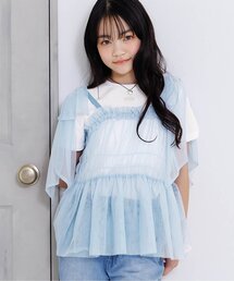 algy | チュールキャミ&半袖Tシャツセット(アンサンブル)