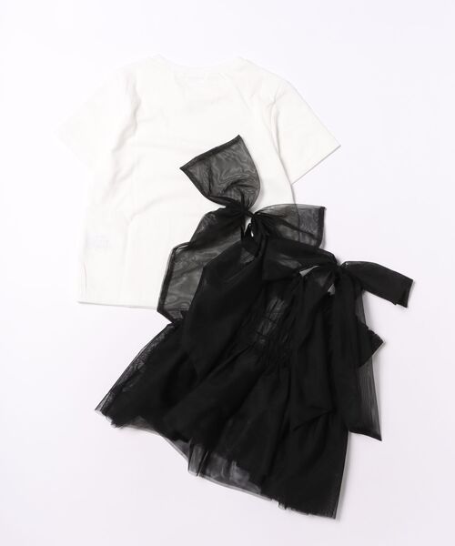 algy（アルジー）の「チュールキャミ&半袖Tシャツセット（その他トップス・キッズ・ブラック/サックスブルー・130/140/150/160）」の3枚目の写真