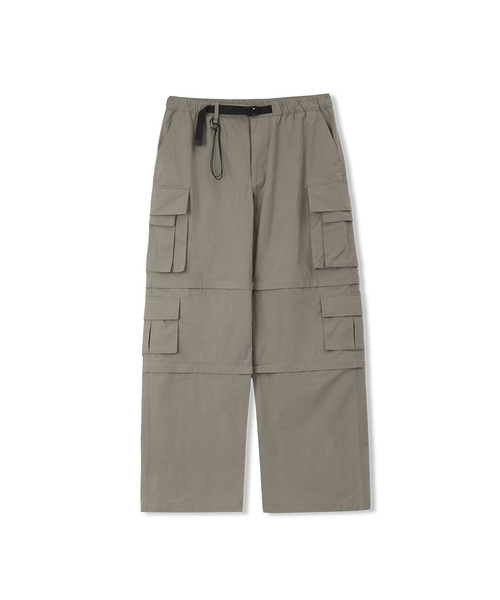 MUSINSA STANDARD（ムシンサスタンダード）の「[シティレジャー] 3WAYベルト付きマルチカーゴパンツ (4色)（スウェットパンツ・メンズ・ブラック/グレイッシュベージュ/ブルーグレー/ライトグレー・27/28/29/30/31/32/33/34/36/38/40/42/26）」の4枚目の写真