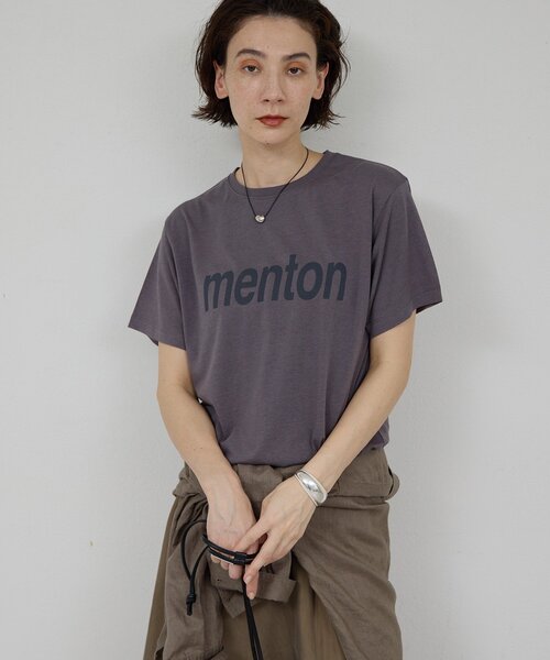 GALLARDAGALANTE（ガリャルダガランテ）の「MENTON Tシャツ（Tシャツ/カットソー・レディース・ベージュ/チャコールグレー/ホワイト・FREE）」の11枚目の写真