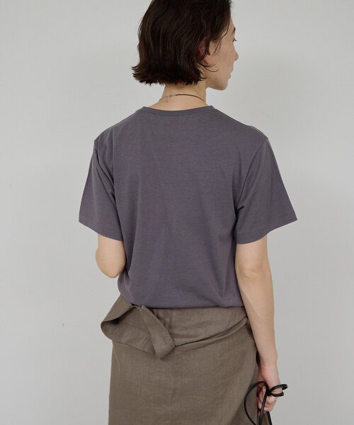 GALLARDAGALANTE（ガリャルダガランテ）の「MENTON Tシャツ（Tシャツ/カットソー・レディース・ベージュ/チャコールグレー/ホワイト・FREE）」の14枚目の写真