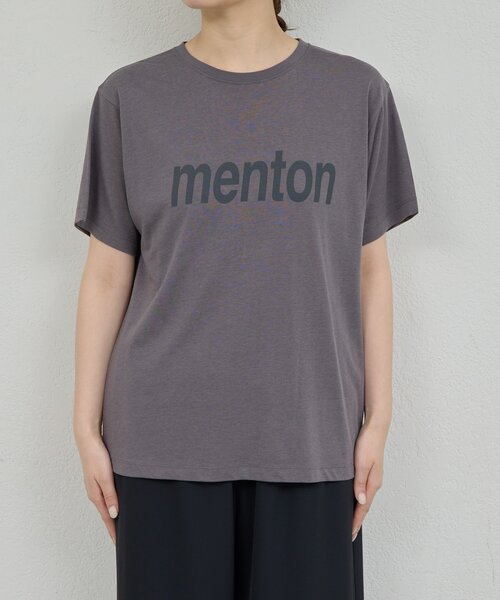 GALLARDAGALANTE（ガリャルダガランテ）の「MENTON Tシャツ（Tシャツ/カットソー・レディース・ベージュ/チャコールグレー/ホワイト・FREE）」の18枚目の写真