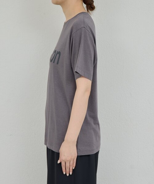 GALLARDAGALANTE（ガリャルダガランテ）の「MENTON Tシャツ（Tシャツ/カットソー・レディース・ベージュ/チャコールグレー/ホワイト・FREE）」の19枚目の写真