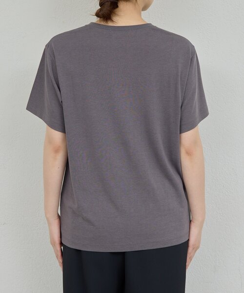 GALLARDAGALANTE（ガリャルダガランテ）の「MENTON Tシャツ（Tシャツ/カットソー・レディース・ベージュ/チャコールグレー/ホワイト・FREE）」の20枚目の写真