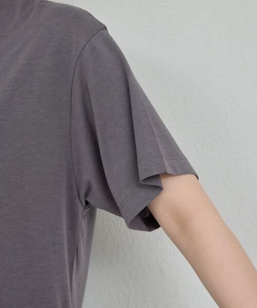 GALLARDAGALANTE（ガリャルダガランテ）の「MENTON Tシャツ（Tシャツ/カットソー・レディース・ベージュ/チャコールグレー/ホワイト・FREE）」の22枚目の写真