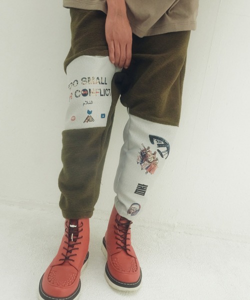 STOF(ストフ)の「VSJQ Mix Wide Pants(その他パンツ・メンズ・カーキ/ブラック・M/S)」の7枚目の写真