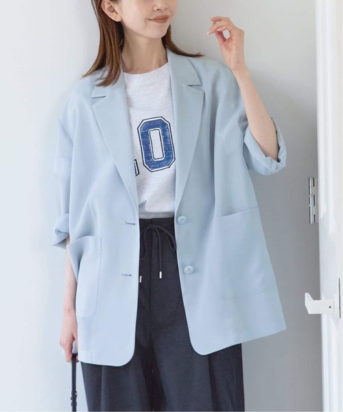 U by SPICK&SPAN（ユーバイスピックアンドスパン）の「LOW CLASSIC Lc / ロウ クラシック エルシー LOW T-SHIRT（Tシャツ/カットソー・レディース・チャコールグレー・MEDIUM）」の18枚目の写真