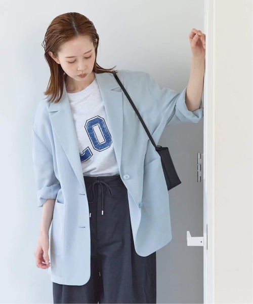 U by SPICK&SPAN（ユーバイスピックアンドスパン）の「LOW CLASSIC Lc / ロウ クラシック エルシー LOW T-SHIRT（Tシャツ/カットソー・レディース・チャコールグレー・MEDIUM）」の17枚目の写真