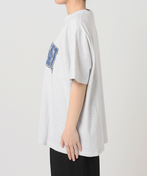 U by SPICK&SPAN（ユーバイスピックアンドスパン）の「LOW CLASSIC Lc / ロウ クラシック エルシー LOW T-SHIRT（Tシャツ/カットソー・レディース・チャコールグレー・MEDIUM）」の10枚目の写真