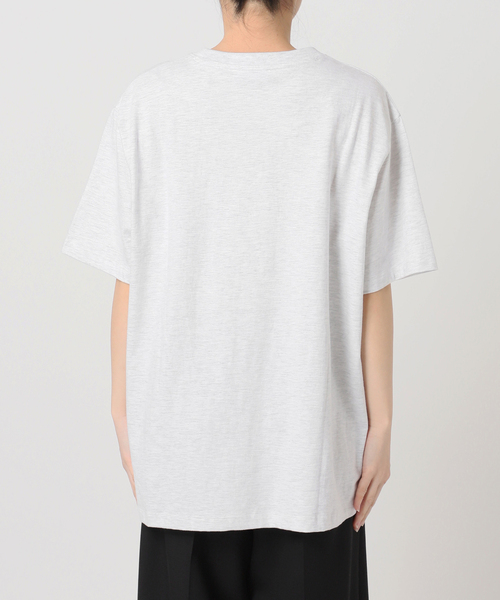 U by SPICK&SPAN（ユーバイスピックアンドスパン）の「LOW CLASSIC Lc / ロウ クラシック エルシー LOW T-SHIRT（Tシャツ/カットソー・レディース・チャコールグレー・MEDIUM）」の9枚目の写真