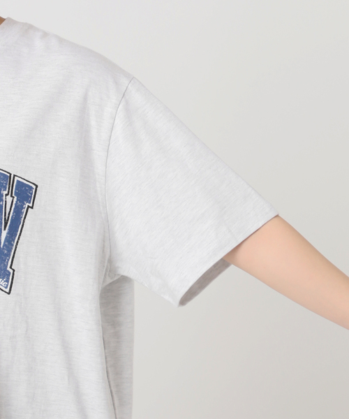 U by SPICK&SPAN（ユーバイスピックアンドスパン）の「LOW CLASSIC Lc / ロウ クラシック エルシー LOW T-SHIRT（Tシャツ/カットソー・レディース・チャコールグレー・MEDIUM）」の7枚目の写真