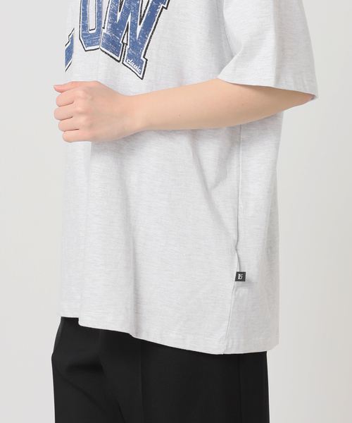 U by SPICK&SPAN（ユーバイスピックアンドスパン）の「LOW CLASSIC Lc / ロウ クラシック エルシー LOW T-SHIRT（Tシャツ/カットソー・レディース・チャコールグレー・MEDIUM）」の6枚目の写真
