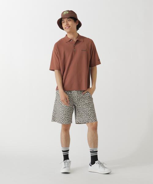 Jack Bunny!!（ジャックバニー）の「【Jack Bunny!!】キューバシャツ風半袖ポロシャツ（ポロシャツ・メンズ・ブラック/ブラウン/グリーン・MEDIUM/X-LARGE/LARGE）」の15枚目の写真