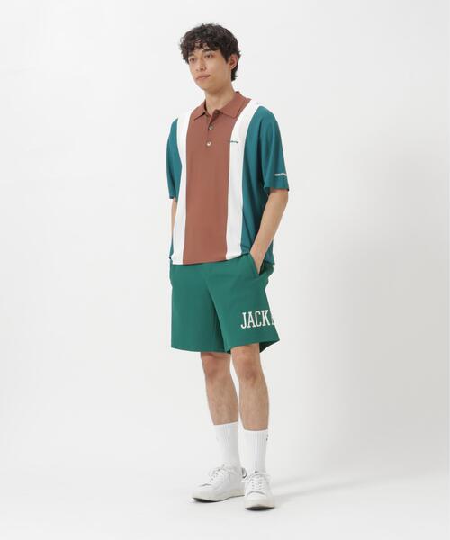 Jack Bunny!!（ジャックバニー）の「【Jack Bunny!!】キューバシャツ風半袖ポロシャツ（ポロシャツ・メンズ・ブラック/ブラウン/グリーン・MEDIUM/X-LARGE/LARGE）」の21枚目の写真