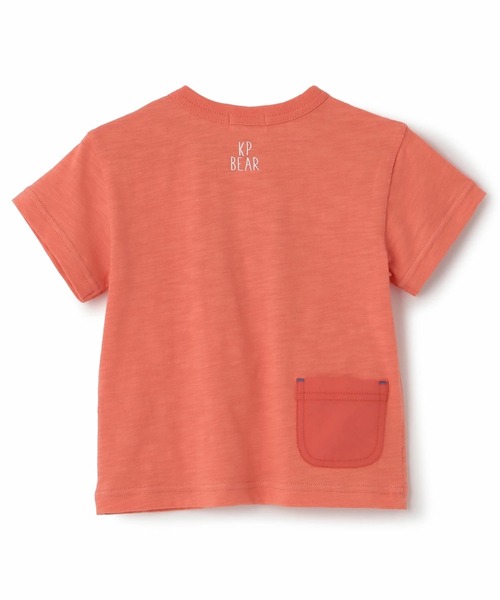KP BOY(ケーピーボーイ)の「くま編みモチーフ 半袖Tシャツ(Tシャツ/カットソー・キッズ・イエロー/ターコイズブルー/レッド・80cm/90cm)」の4枚目の写真