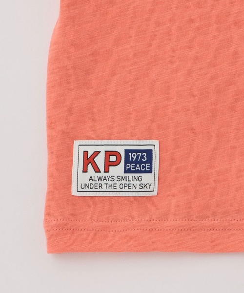KP BOY(ケーピーボーイ)の「くま編みモチーフ 半袖Tシャツ(Tシャツ/カットソー・キッズ・イエロー/ターコイズブルー/レッド・80cm/90cm)」の8枚目の写真