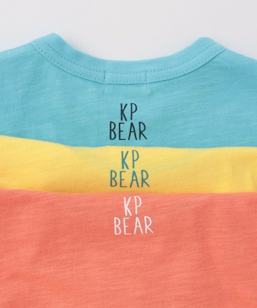 KP BOY(ケーピーボーイ)の「くま編みモチーフ 半袖Tシャツ(Tシャツ/カットソー・キッズ・イエロー/ターコイズブルー/レッド・80cm/90cm)」の9枚目の写真