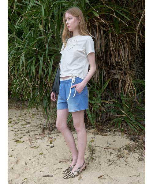 Kijun（キジュン）の「Pebble Heart Tee Off-White（Tシャツ/カットソー・レディース・その他・MEDIUM/SMALL）」の2枚目の写真