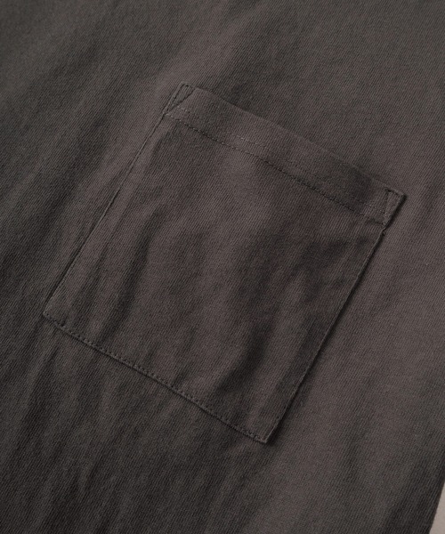 Goodwear(グッドウェア)の「【75】【Goodwear/グッドウェア】 ヘビーウェイト USAコットン 無地 ポケット付 VネックTシャツ/レギュラーシルエット(Tシャツ/カットソー・メンズ・ホワイト/チャコールグレー/杢グレー/ブラック・S/M/L/XL)」の8枚目の写真