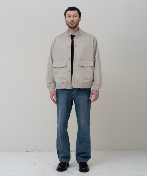 MANNERGRAM（マナーグラム）の「[VANCET 日本輸入生地] コットンツイル A-1 ジャケット（ブルゾン・メンズ・その他・95/100/105）」の9枚目の写真