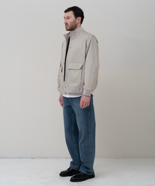 MANNERGRAM（マナーグラム）の「[VANCET 日本輸入生地] コットンツイル A-1 ジャケット（ブルゾン・メンズ・その他・95/100/105）」の8枚目の写真