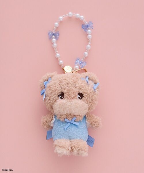 Maison de FLEUR(メゾンドフルール)の「Lil ala mode ぬいぐるみチャーム(チャーム・レディース・ブルー/イエロー/ピンク/ライトピンク・FREE)」の2枚目の写真