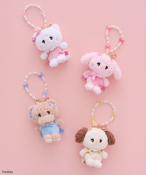 Maison de FLEUR(メゾンドフルール)の「Lil ala mode ぬいぐるみチャーム(チャーム・レディース・ブルー/イエロー/ピンク/ライトピンク・FREE)」の5枚目の写真