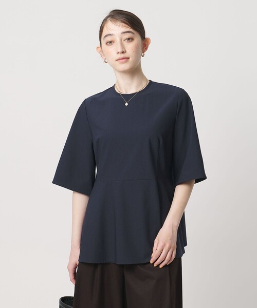 5分袖 ペプラム Tシャツ ‐吸水速乾‐（Tシャツ/カットソー）｜UNITED