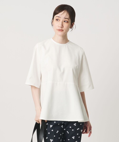 5分袖 ペプラム Tシャツ ‐吸水速乾‐（Tシャツ/カットソー）｜UNITED