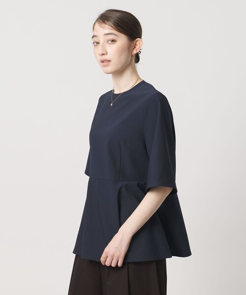 5分袖 ペプラム Tシャツ ‐吸水速乾‐（Tシャツ/カットソー）｜UNITED