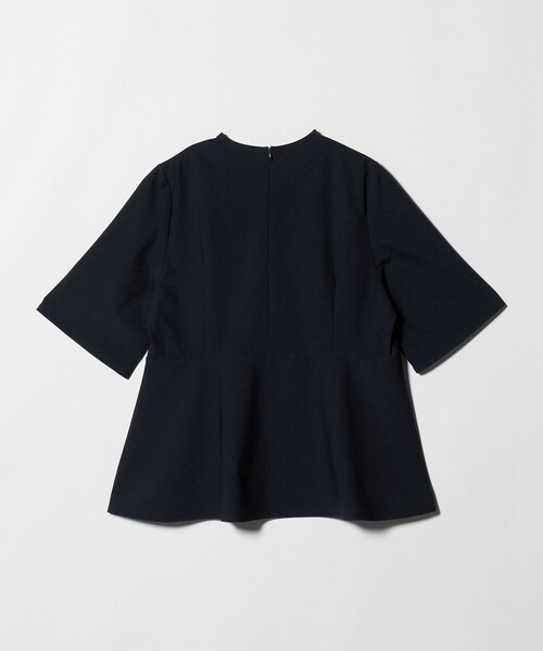 UNITED ARROWS（ユナイテッドアローズ）の「５分袖 ペプラム Tシャツ ‐吸水速乾‐（Tシャツ/カットソー・レディース・ネイビー/ホワイト・FREE）」の14枚目の写真