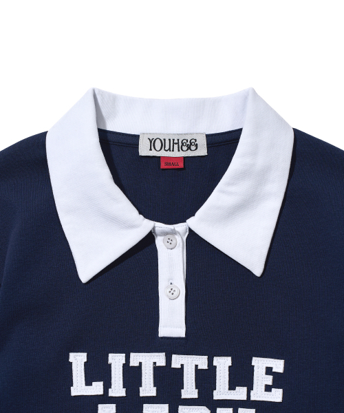 YOUHEE(ユヒ)の「LETTERING LONG SLEEVE PK T-SHIRTS_NAVY(Tシャツ/カットソー・レディース・その他・SMALL/MEDIUM)」の4枚目の写真