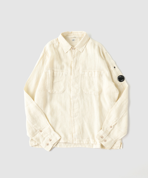 C.P.Company / シーピーカンパニー SH LONG SLEEVE IN LINEN（シャツ