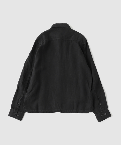 C.P. COMPANY（シーピーカンパニー）の「C.P.Company / シーピーカンパニー SH LONG SLEEVE IN LINEN（シャツ/ブラウス・メンズ・アイボリー/ブラック・LARGE/MEDIUM）」の3枚目の写真