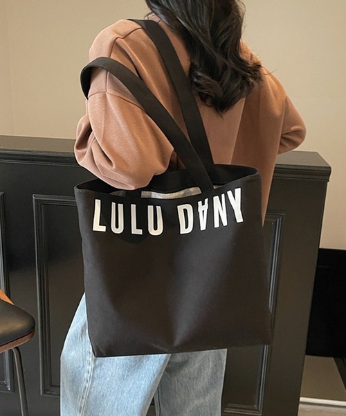 c.u.l(シーユーエル)の「A4収納可 ロゴプリント コットントートバッグ cula1536(トートバッグ・レディース・レッド/グリーン/ブラック/ホワイト・FREE)」の7枚目の写真