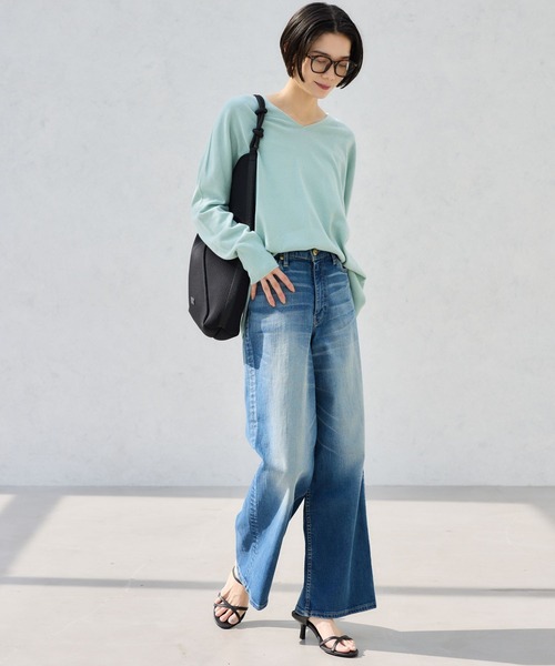 surt(サート)の「SURT(サート) / スーパーワイドストレートデニムパンツ【WEB限定サイズ】(デニムパンツ・レディース・ブルー・2/0/1/00)」の22枚目の写真