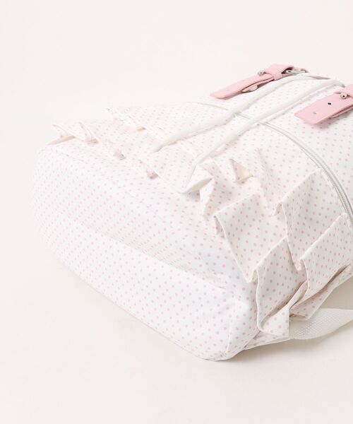 frunco(フランコ)の「【ZOZOTOWN限定】合皮ドットリュック(バックパック/リュック・レディース・グレー/ホワイト・FREE)」の4枚目の写真