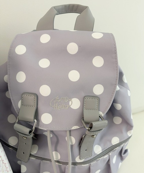 frunco(フランコ)の「【ZOZOTOWN限定】合皮ドットリュック(バックパック/リュック・レディース・グレー/ホワイト・FREE)」の13枚目の写真