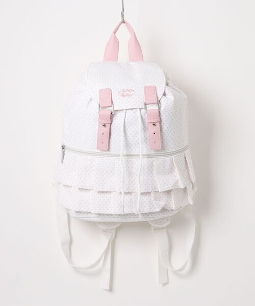 frunco(フランコ)の「【ZOZOTOWN限定】合皮ドットリュック(バックパック/リュック・レディース・グレー/ホワイト・FREE)」の17枚目の写真