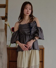 mideal（マイディール）の「3way peplum design tops / 3way ペプラムデザイントップス（シャツ/ブラウス）」