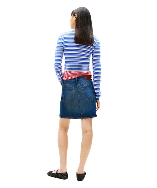 tommy jeans（トミー ジーンズ）の「MOM UH SKIRT BJ8155（スカート・レディース・ブルー・SMALL/X-SMALL/MEDIUM）」の3枚目の写真