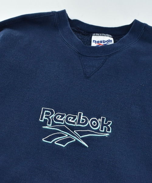 Reebok（リーボック）の「【USED】90’s Reebok ロゴ スウェット（スウェット・メンズ・ネイビー・X-LARGE）」の2枚目の写真