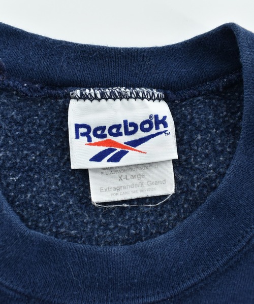 Reebok（リーボック）の「【USED】90’s Reebok ロゴ スウェット（スウェット・メンズ・ネイビー・X-LARGE）」の4枚目の写真