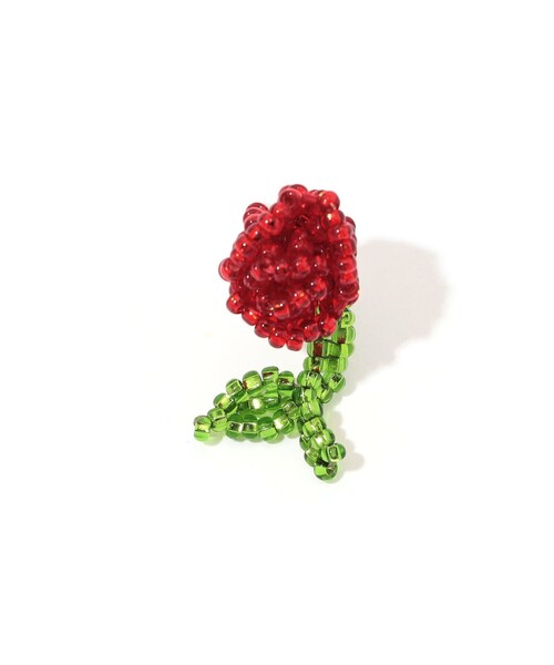 Pura Utz(プラ ウズ)の「Pura Utz Rose Daisy Ear Stick 片耳ピアス(ピアス(片耳用)・レディース・レッド系その他・FREE)」の5枚目の写真