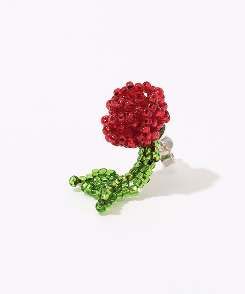 Pura Utz(プラ ウズ)の「Pura Utz Rose Daisy Ear Stick 片耳ピアス(ピアス(片耳用)・レディース・レッド系その他・FREE)」の4枚目の写真