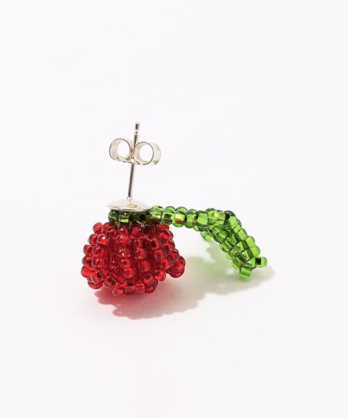 Pura Utz(プラ ウズ)の「Pura Utz Rose Daisy Ear Stick 片耳ピアス(ピアス(片耳用)・レディース・レッド系その他・FREE)」の3枚目の写真