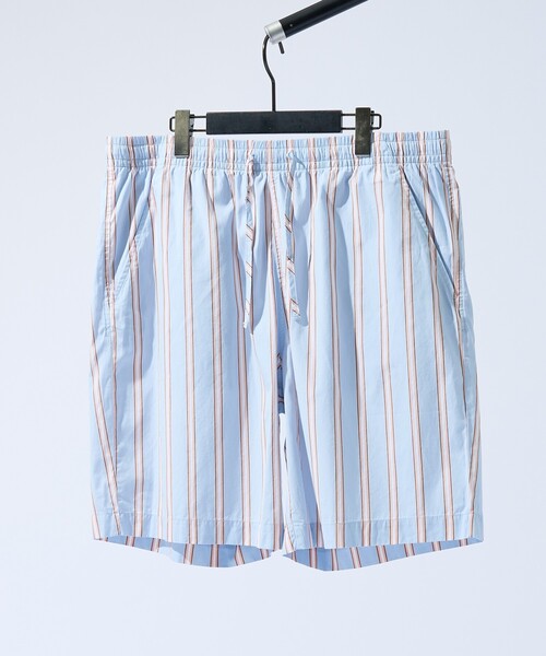 LACOSTE(ラコステ)の「【LACOSTE / ラコステ】MULTI STRIPE POPLIN SHORTS / マルチストライプポプリンショーツ / ショートパンツ /ユニセックス(その他パンツ・メンズ・オレンジ・L/M)」の1枚目の写真