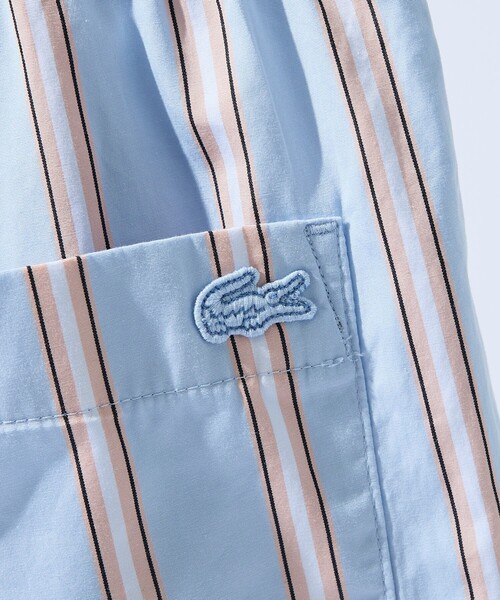 LACOSTE(ラコステ)の「【LACOSTE / ラコステ】MULTI STRIPE POPLIN SHORTS / マルチストライプポプリンショーツ / ショートパンツ /ユニセックス(その他パンツ・メンズ・オレンジ・L/M)」の8枚目の写真
