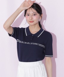 ラインロゴポロニット