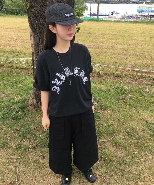 AGOD（エージーオーディー）の「リップストップバンディングダブルカーゴバミューダパンツ[ブラック]（その他パンツ・レディース・その他・MEDIUM/LARGE）」の3枚目の写真